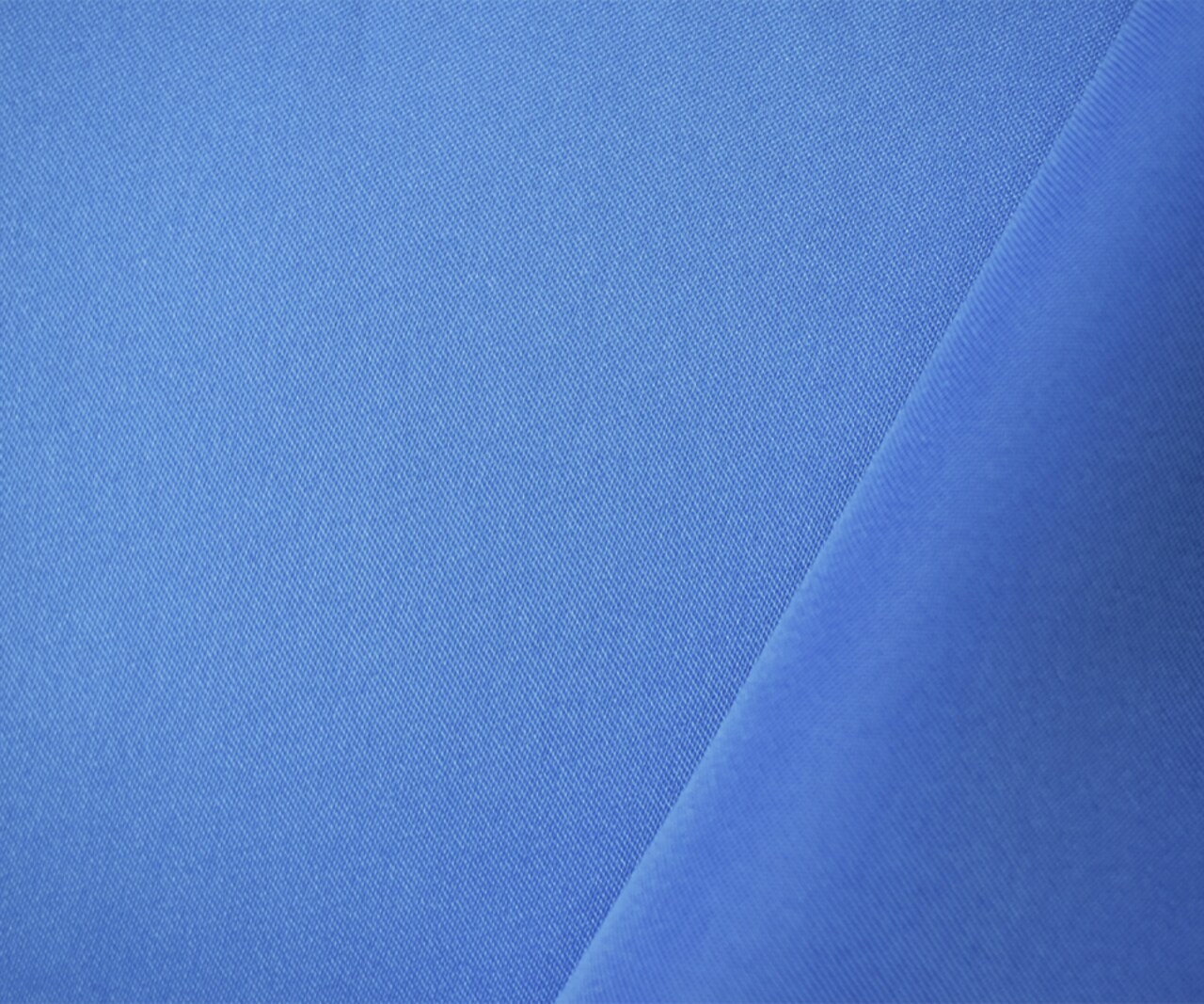 Blue Poly Spandex Stretch Solid Stretch Lamour Woven Fabric By the Yard